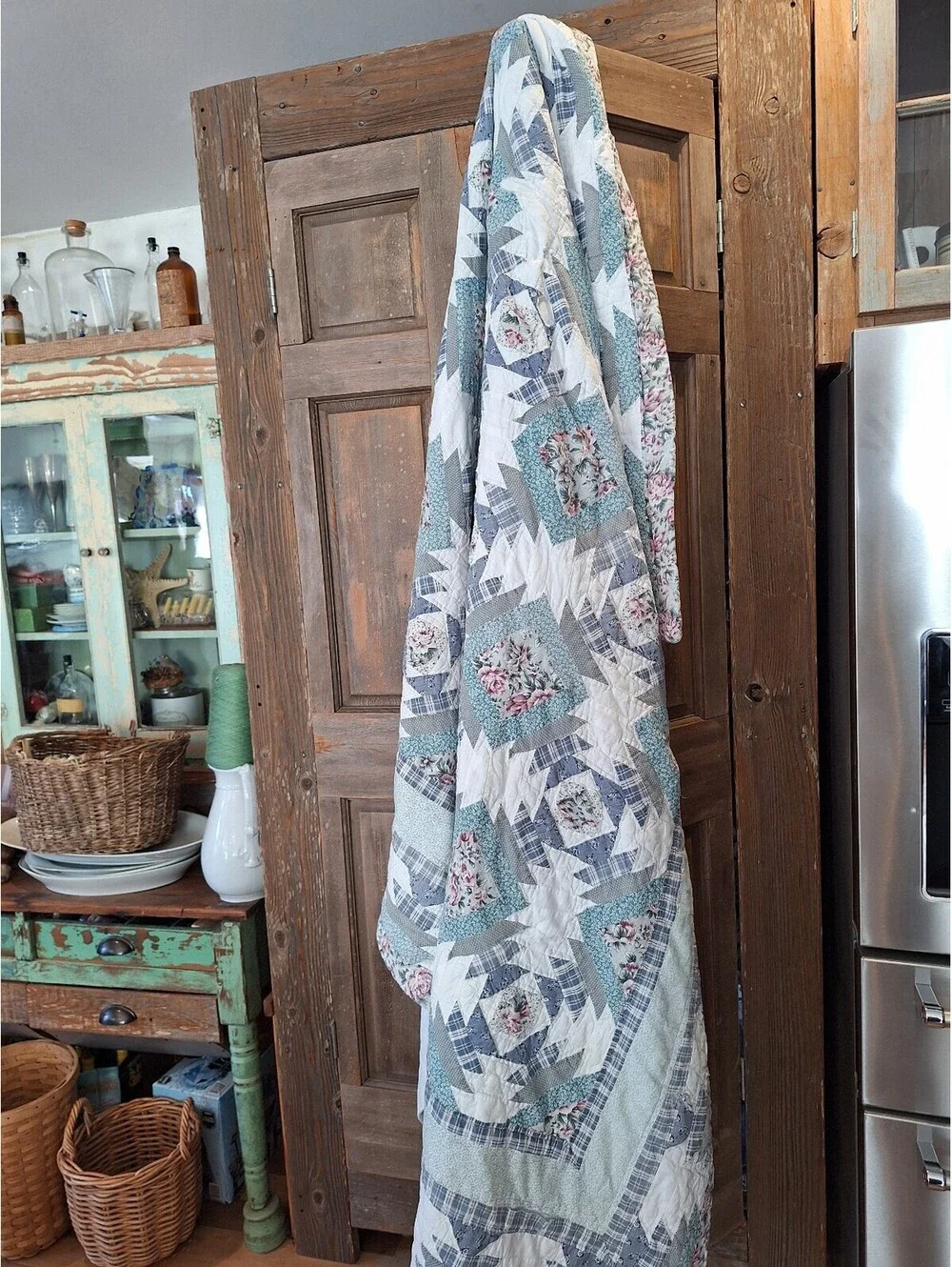 Vintage quilt, farmhouse, cottage, 77